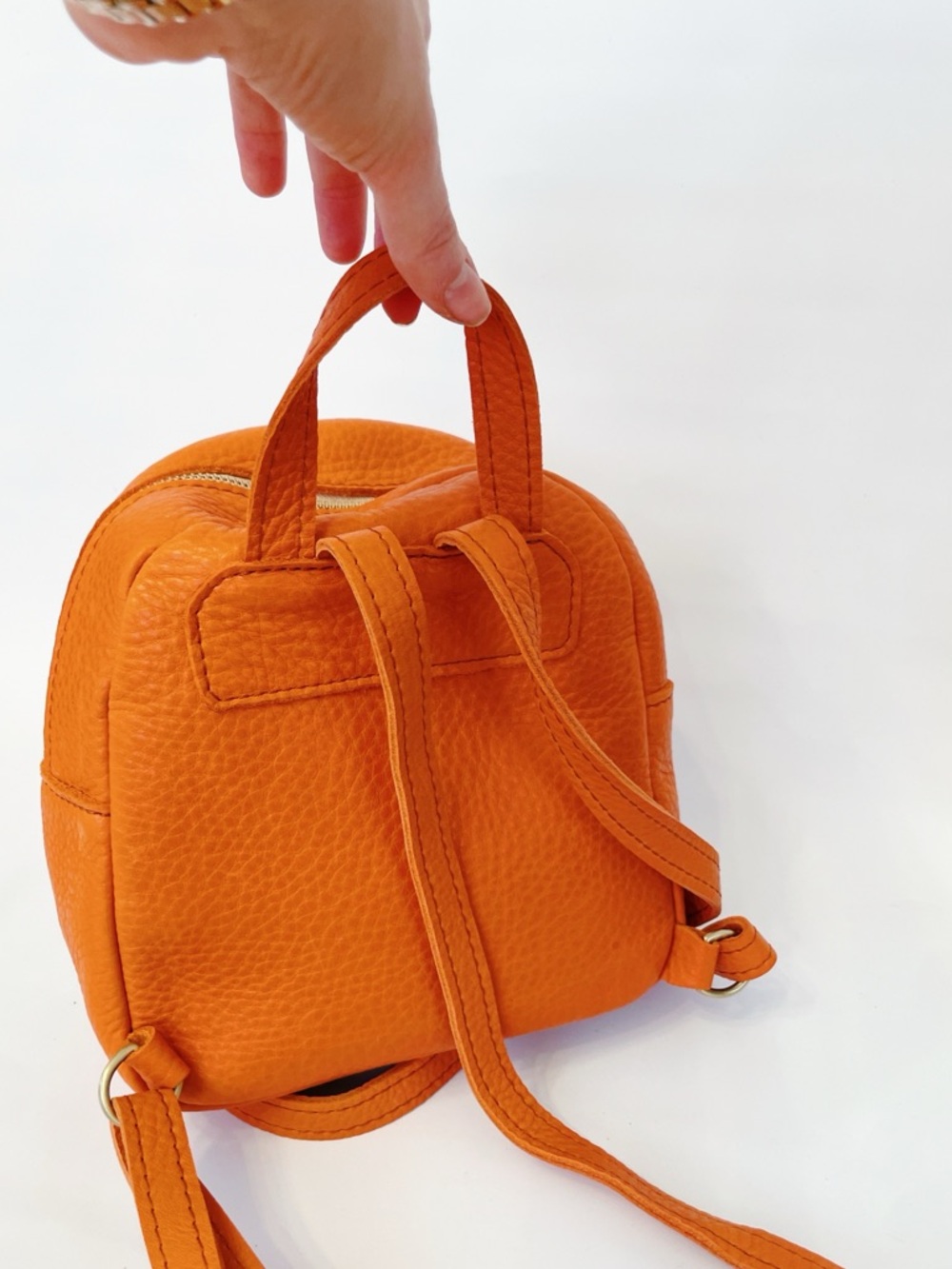 Portland Leather Snap Mini Backpack Cape Coral Brand New without tags $165 - Picture 7 of 12